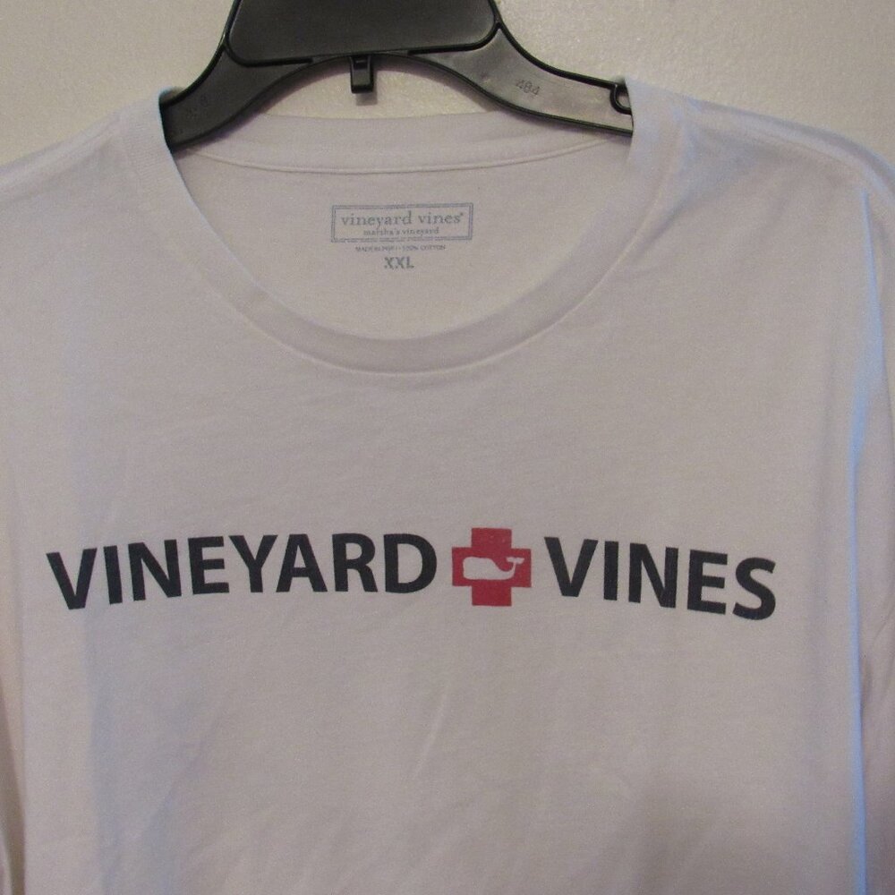 Vineyard Vines Ski Patrol Long Sleeve T-Shirt Adult XXL White Graphic Print